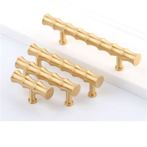 Designed and handcrafted in our workshop in england, from available with all of our handle options, including our circle handles, oblong handles, our new linear handle, or a handleless push to open. Vintage Brass Bamboo Kitchen Cabinet Knobs Pulls Drawer ...