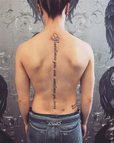 50 Back Spine Tattoos For Men And Women 2018 Tattoosboygirl