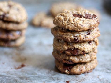 Chewy Chocolate Chunk Coconut Oatmeal Cookies Made With Coconut Oil