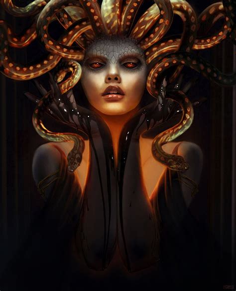 Medusa By Robshields On Deviantart Medusa Gorgon Mythical Creatures