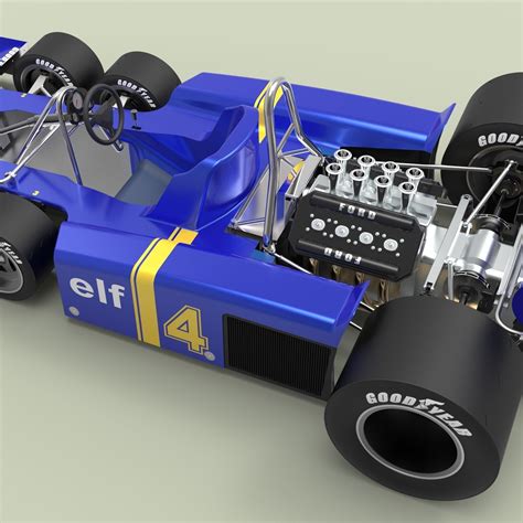 The Tyrrell P34 Six Wheeler Cgtrader