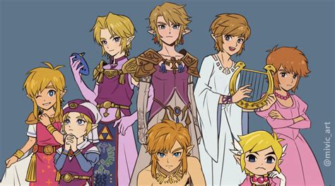 Random Legend Of Zelda Fan Reimagines Link As The Princess Instead Nintendosoup
