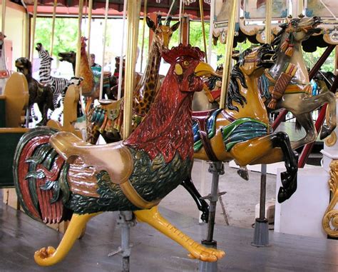 National Carousel Association Greenfield Village Carousel Rooster Row