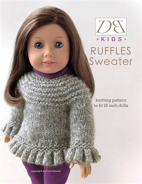doll clothes knitting pattern pdf for 18 inch american girl etsy