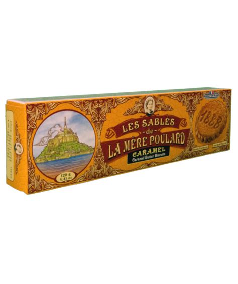 Collector Cardboard Pack Caramel Butter Biscuit 125g Biscuiterie La Mère Poulard