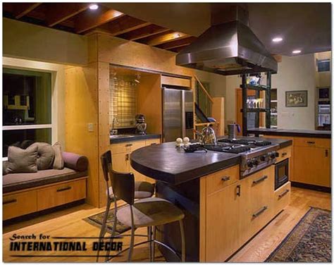 American kitchens are practical, functional and comfortable. American style in the interior design and houses