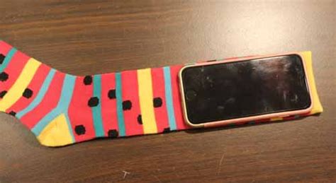Learn To Make A Sock Cell Phone Case