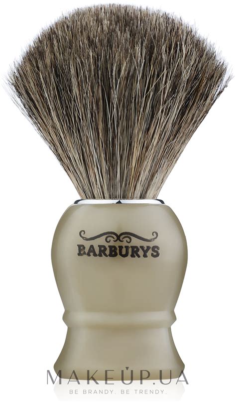 Barburys Shaving Brush Grey Horn Кисть для бритья купить по лучшей