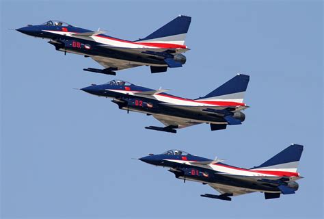 213th day of the year. China's August 1st Display Team fly J-10