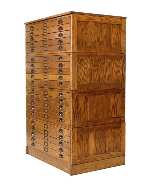 Like most cabinets, flat file cabinets come in different materials and finishes but are specially designed to a vertical flat file storage cabinet is always a good idea to maximize any limited space. Vintage Hamilton Wooden Flat File Storage Cabinet at 1stdibs