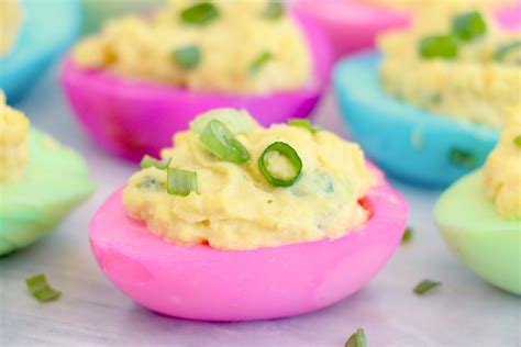 Colorful Deviled Eggs Bitz And Giggles