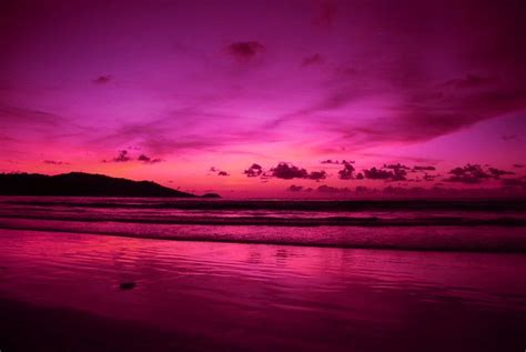 A Phuket Sunset Pink Sunset Pink Sky Scenery