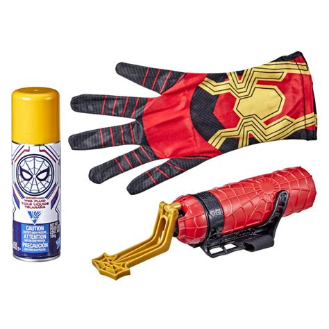 marvel spider man super web slinger role play toy includes web fluid 2 in 1 shoots webs or