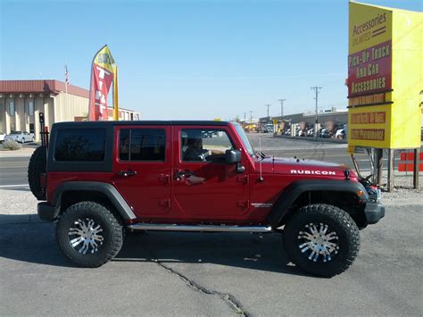 Side View 2013 Red Jeep Red Jeep Jeep Suv