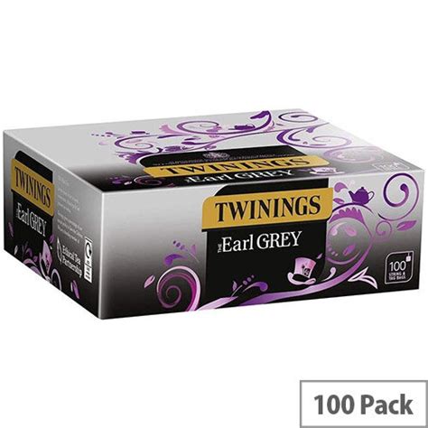 Twinings Earl Grey Tea Bags Pack 100 Hunt Office Uk