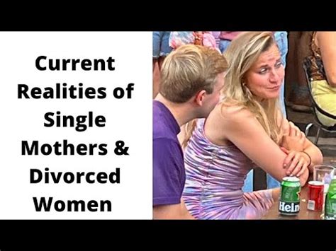 Current Realities Of Single Mothers Older Divorced Women Youtube