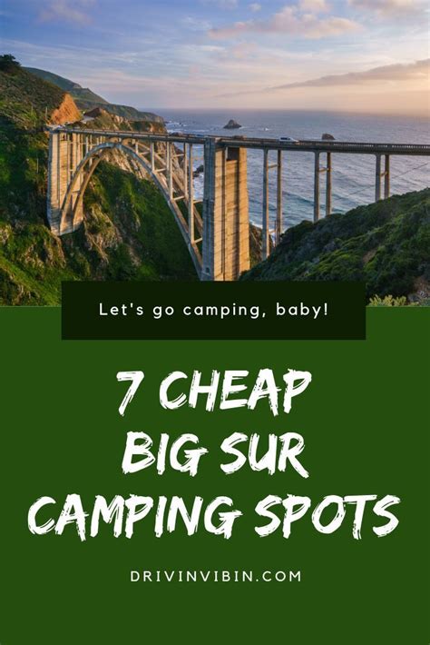 These Big Sur Campgrounds Are Magical And Some Of Them Are Free Artofit