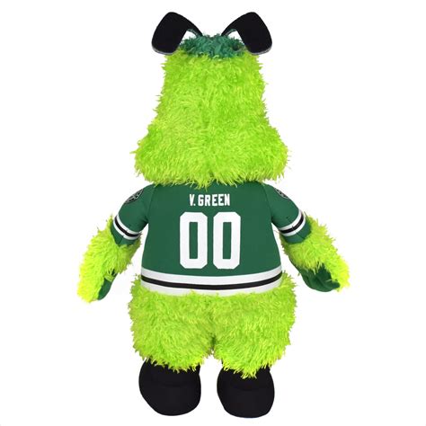 Dallas Stars Victor E Green 10 Mascot Plush Figure Bleacher Creatures