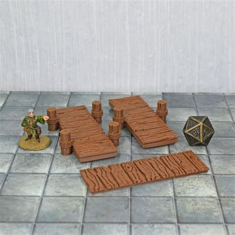 28mm Terrain Miniature Dock System For Dungeons And Dragons Or Etsy