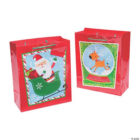 Medium Whimsical Christmas T Bags Oriental Trading