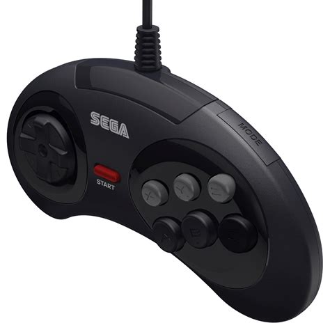 Retro Bit Sega Md Mini 6 B Usb Black Spel Cdoncom