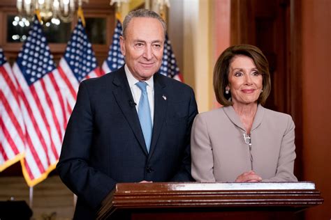 Schumer And Pelosi Responding To Trumps Speech Call To Reopen