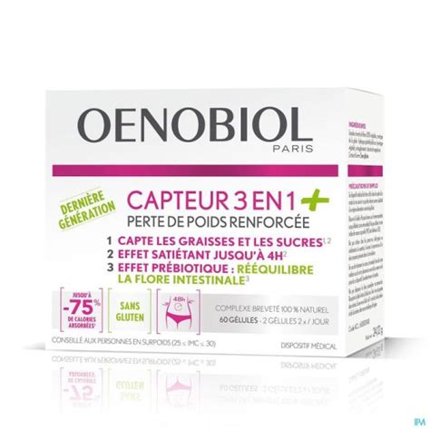 Oenobiol Capteur 3en1 60 Gélules