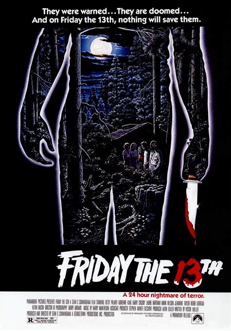 Friday The 13th Part 3 Movie Art Silk Poster 12x18 24x36
