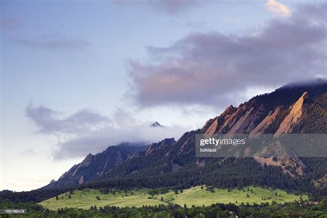 Boulder Colorado Flatirons High Res Stock Photo Getty Images