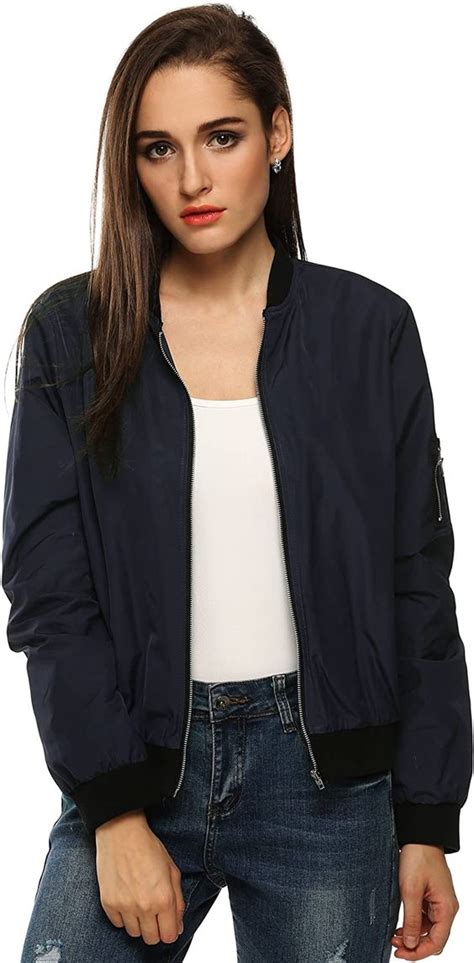 Zeagoo Womens Classic Quilted Jacket Short Bomber Jacket Coat Its