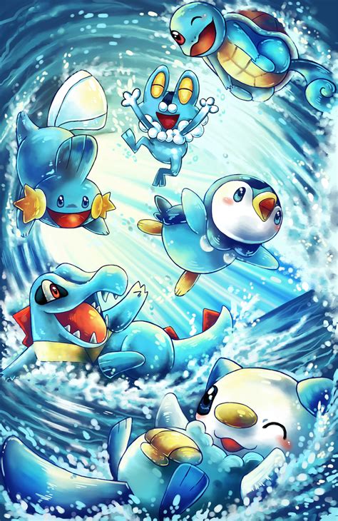 Water Type Pokémon Wallpapers Wallpaper Cave