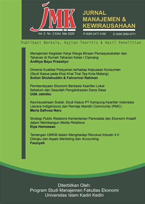 Jurnal manajemen teknologi adalah jurnal ilmiah yang diterbitkan oleh institut teknologi bandung di indonesia. Jurnal Pdf Ttg Manajemen Kelas : Any opinions, discussions ...