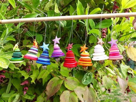 Button Christmas Tree Ornament Christmas Tree Tree Etsy Uk