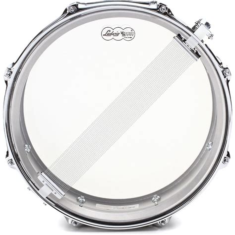 Ludwig Lm405c Acrolite Classic Smooth Aluminum Snare Drum W Twin Lugs