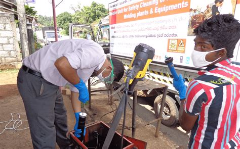 sri lanka s welders learn of dangers of contaminated oil unido