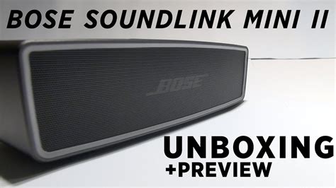 Get up to date specifications, news, and development info. Bose SoundLink Mini II 2 Unboxing - Carbon & Pearl ...