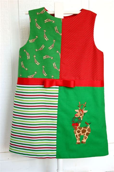 Christmas Giraffe A Line Jumper This Is An Altered Lillian Flickr