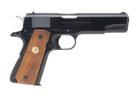 Colt Series 70 Government Model 45 Acp Caliber Pistol For