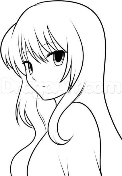 Beginner Anime Girl Sketch Easy