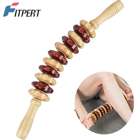 Wood Therapy Massage Tools Massage Roller Stick Curved Lymphatic