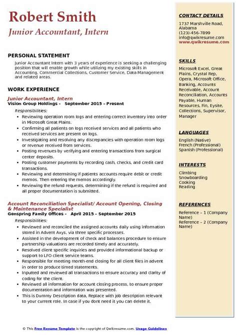 Junior Accountant Job Description Pdf Junior Accountant Job