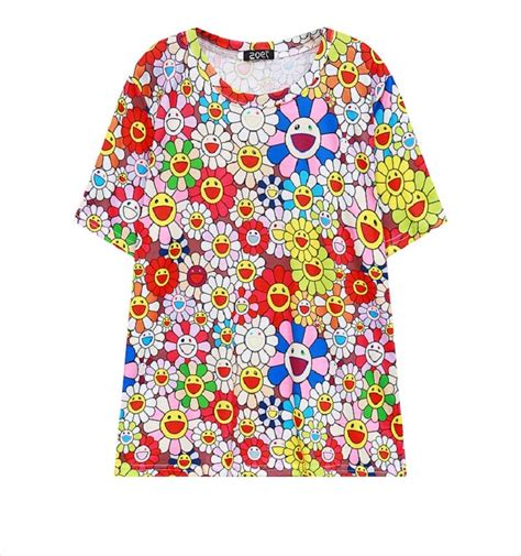 kawaii women t shirt 2016 harajuku summer daisy t shirt funny emoji print tee tops o neck short
