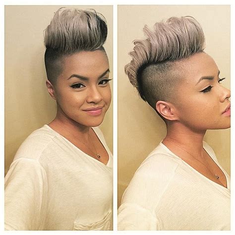 Mohawk hairstyles for women pixie hairstyles short haircuts gorgeous hairstyles hairstyles haircuts black hairstyles short shaved hairstyles summer hairstyles woman hairstyles. 50 Short Hairstyles for Black Women | StayGlam
