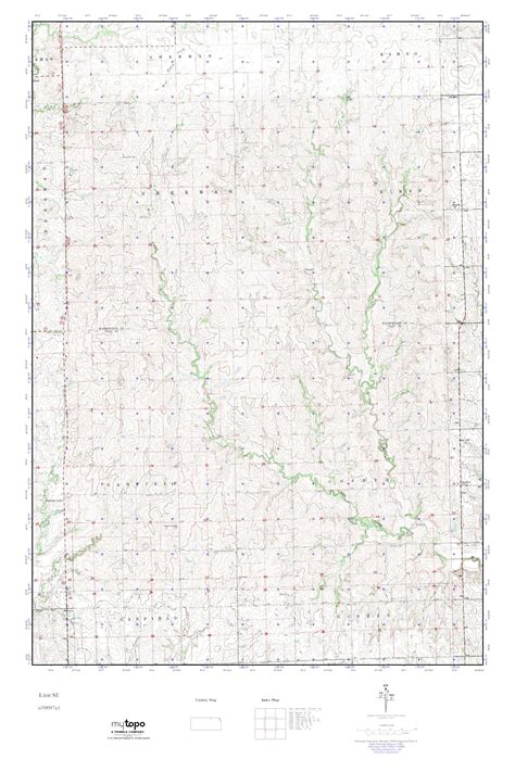 Mytopo Linn Se Kansas Usgs Quad Topo Map