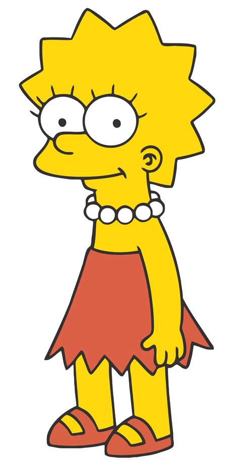 Lisa Drawing Stencils Art Simpsons Characters