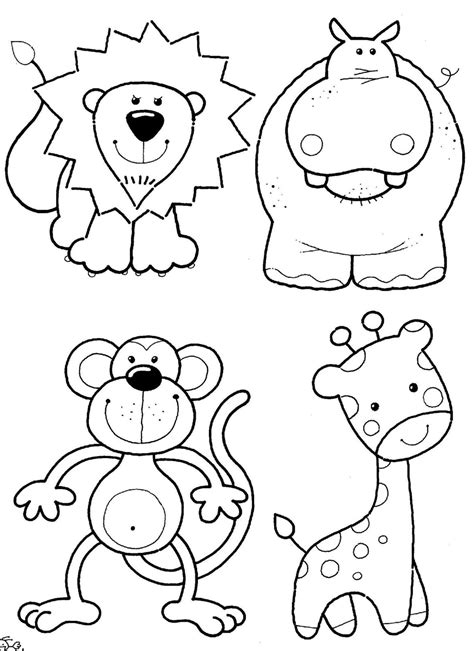Right now, we advocate baby animals coloring pages kids for you, this content is similar with plant nature coloring pages. Coloring Pages of Animals | Quilting, Modelos de aplique ...