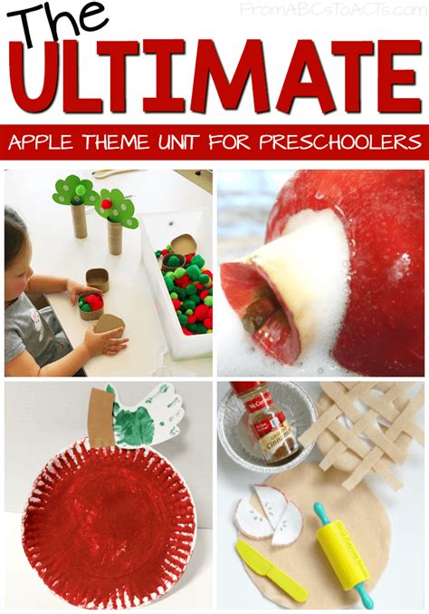 50 Ideas For An Amazing Preschool Apple Theme From Abcs To Acts