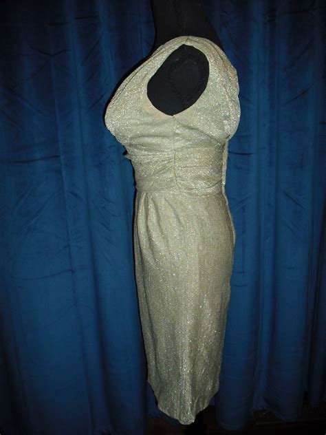 marilyn monroe owned worn gold lurex wiggle dress from friend sydney guilaroff ebay