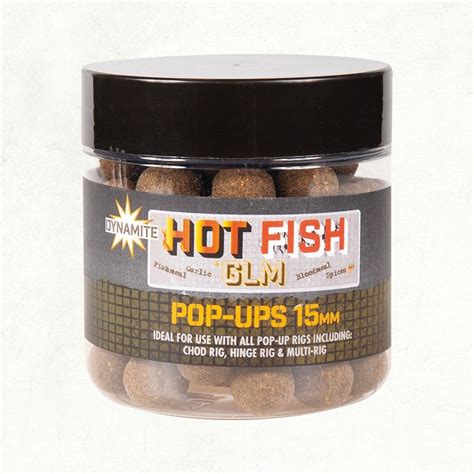 Dynamite Baits Hot Fish And Glm 15mm Pop Ups Fishing Tackle Warehouse