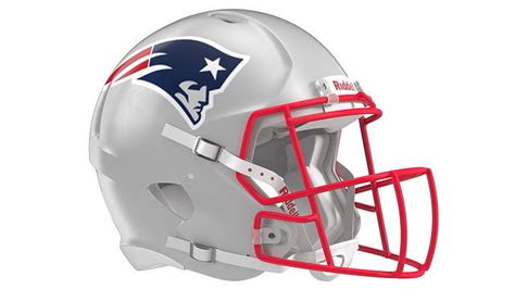 New England Patriots American Football Helmet 3d Model Cgtrader